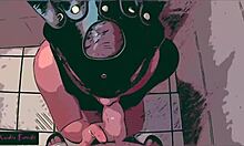 i suck it in the shower with cumshot and blowjob action