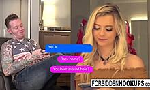 Does riley fuck her step-brother with blowjob and cumshot?