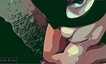 i suck it in the shower with cumshot and blowjob action