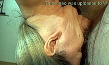 Wife deep throats me whos next for this homemade fun