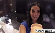 Hey, girlfriend experience with Alison Tyler in hotel room! 😍