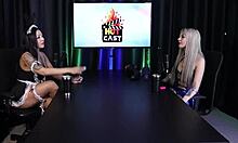 Mandou Mensagem E Foi Gravar Com Um Ator Anão E Sua Primeira Cena Foi Um Anal - Kyra Sheer Red