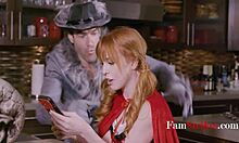 Halloween cheating with stepdaughter seduction