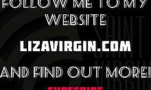 Deep throat with lots of saliva on big tits!