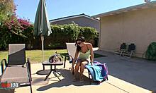 Ivy Winters Deepthroat Kontol Monster Mark Woods!