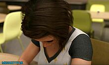 Adolescente 18+ pequeña recibe anal de milf