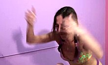 I licked Jade's pussy with bubble gum during face sitting.