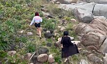 wild gangbang erupts during the photo shoot