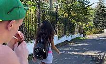 Five Guys Cum On One Silly Bitch