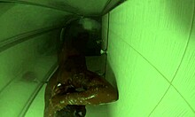 Guy Enjoys A Relaxing Shower In The Bathroom