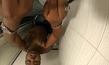 Guy Enjoys A Relaxing Shower In The Bathroom