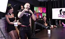 Safada Shows Blowjob Skills on Thick Rubber Toy