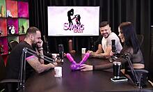 Safada Shows Blowjob Skills on Thick Rubber Toy