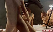 Amateur ladyboy Nanny gives a raw blowjob and bareback