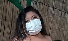 Boss's Wife Dances In Lingerie, Excited To Strip As Sexy Angel