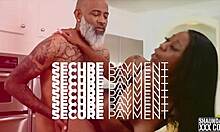 kiara teases and rides the handyman in a steamy encounter