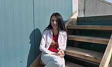 Meli deluxe shows horny neighbors fucking with big tits