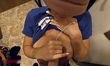 My neighbour paid for the flat with a great blowjob!