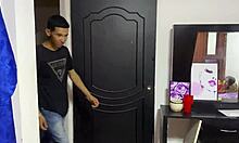 Latina Teen Gives Pussy And Big Ass To Stepbrother After Heating Up.