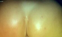 Beautiful babe with tattoos gets intensely fucked in her small horny ass.