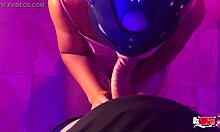 POV Stepsister Sucks Brother Dry and Swallows Every Drop