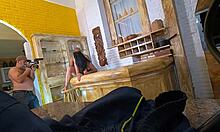 Behind the scenes with caroline moraes, wet and ready for blowjob?