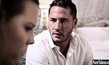 Sexy teen 18+ gets hard fuck after blowjob