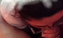 this latina gives blowjobs then masturbates to orgasm