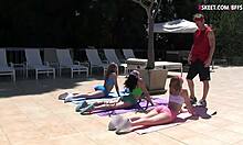 Blonde Bffs Pound Hard Outdoors With Monster Cocks!