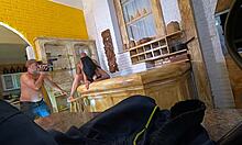 Behind the scenes with caroline moraes, wet and ready for blowjob?