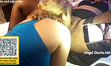 Swingers Wives Make Out Before Couple Exchange