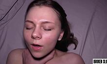 18 YO Cutie Serves as Submissive Cumdumpster