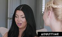 hey, wanna see shy serene siren lose her lesbian virginity to holly day?