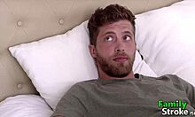 Adorable teen sucks in naughty truth or dare game