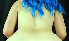 Amateur Step-Sis Pawg Rides Huge Dildo Hard