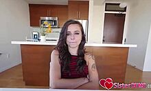 Adorable Slutty Teen 18+ Gets Her Ass Fucked Hard in Group Sex.