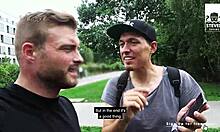 mia blow casually deepthroats big cock in berlin