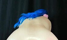 Amateur Step-Sis Pawg Rides Huge Dildo Hard