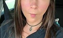 young pornstar felicity feline dances on webcam in tattooed reality show