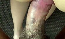 Intense anal creampie with wife's best friend