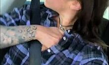 young pornstar felicity feline dances on webcam in tattooed reality show