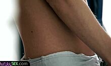 european model teases while fingering her tight pussy. she’s a classy babe in erotic glamour.