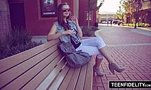 Teenfidelity's Jillian Janson explores her first experience with anal