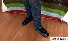 flexible teen brunette's hardcore anal adventure