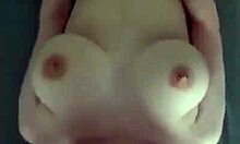 i'm posing with my big tits while getting a blowjob and creampie from this hunk man