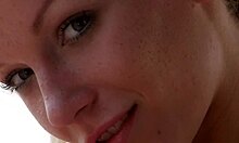 blonde teen posing naked outdoors with trimmed hair