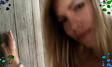 blonde stuns with beauty