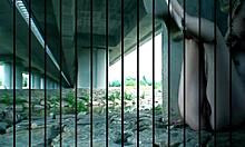 Interesting girl shows off privates outdoor, loving every touch