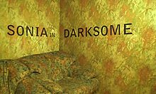 Beautiful petite brunette spreads shaved pussy