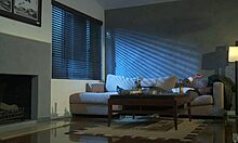 Naughty Brunette Boldly Talks Her Man Into Eating Her Pussy.